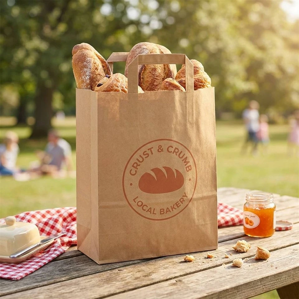 Flat Paper Handle Bag high quality Flat Paper Handle Bag high quality