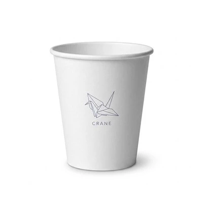 7oz Cupáin Páipéir Indiúscartha Balla Aonair