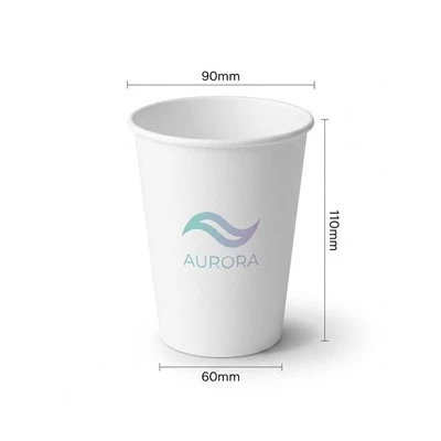 Caife i 12oz Cupáin Indiúscartha